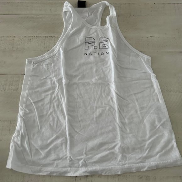 P.E Nation ENDURANCE TANK IN WHITE - Picture 3 of 5